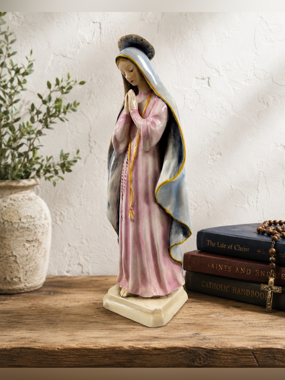 Vintage Hummel Goebel Madonna with Halo 45/0 Color 10.5” W Germany